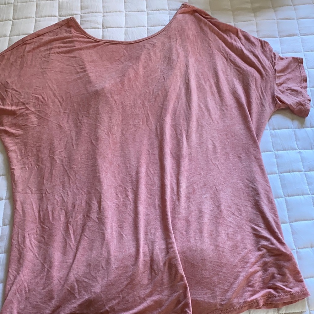 Open back shirt